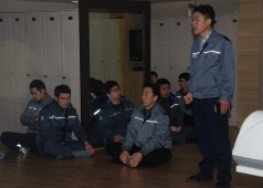 HRSG사업이관 관련 임원탈의장조회 원자력3공장