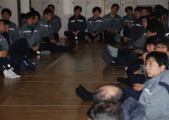 HRSG사업이관 관련 임원탈의장조회 원자력1,2공장