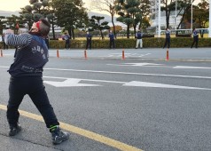 20211029 단체교섭 승리를 위한 조출선전전(정문)