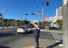 지방선거 민주노총후보 조출선전전