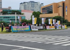 20200703 구조조정 저지 출근선전전(창원시청)