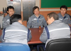 한기선 사장 지회방문