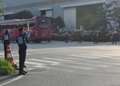 20180717 확대간부 조출 선전전(노동자 광장 사거리, 헬스장)